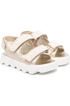 Moschino Sandalias con logo en jacquard