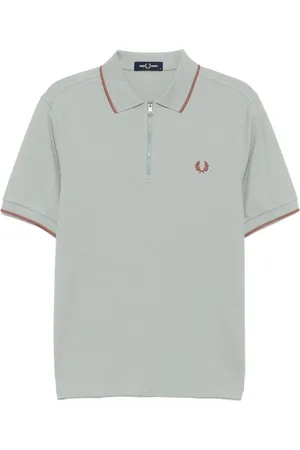 Fred Perry Playera tipo polo texturizada con cierre