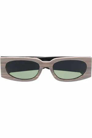 GCDS Lentes de sol con armazón rectangular