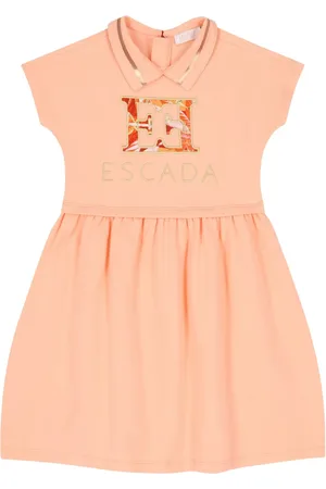 Escada Vestido estampado con cuello