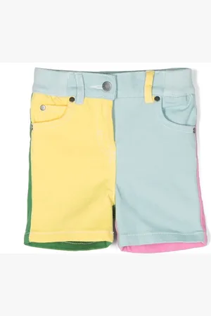 Stella McCartney Shorts con paneles y diseño color block
