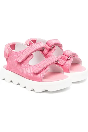 Moschino Sandalias con logo en jacquard