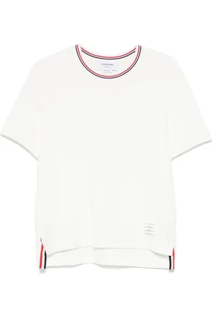 Thom Browne Playera con detalle de rayas RWB