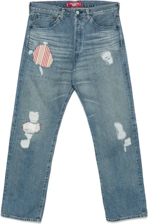 JUNYA WATANABE Jeans con detalle de parche