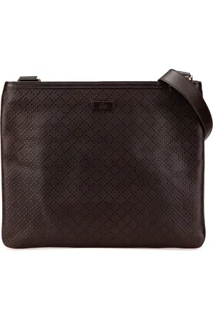 Gucci Bolsa crossbody Diamante Hilary Lux de piel 2000-2015