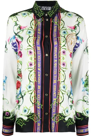 VERSACE Camisa con logo estampado