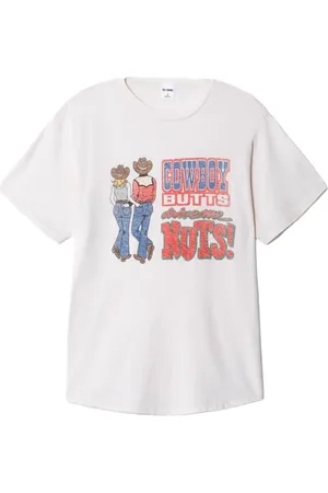 RE/DONE Boyfriend "Cowboy Butts" T-shirt