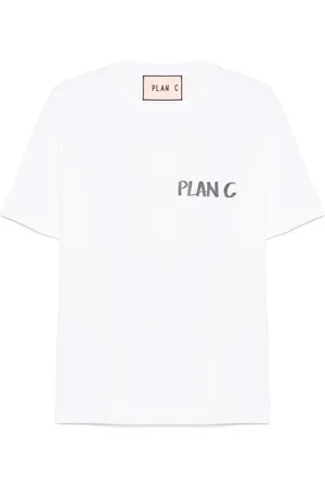 Plan C Playera con estampado Marghe Nel Blu