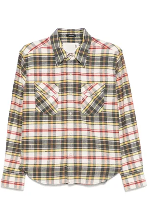 R13 Camisa con motivo de cuadros