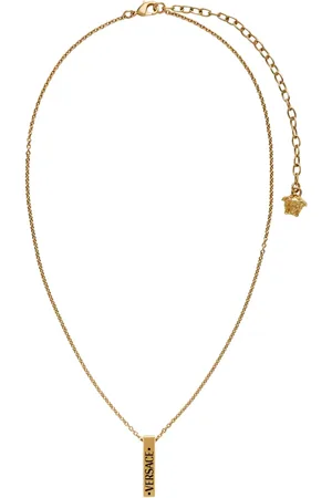 VERSACE Collar con colgante del logo