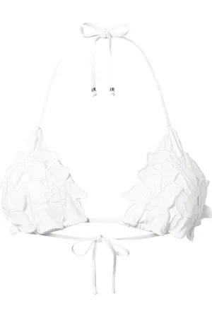 Twin-Set Top de bikini con aplique floral