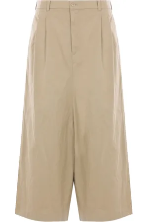 Comme des Garçons Pantalones anchos tipo gabardina