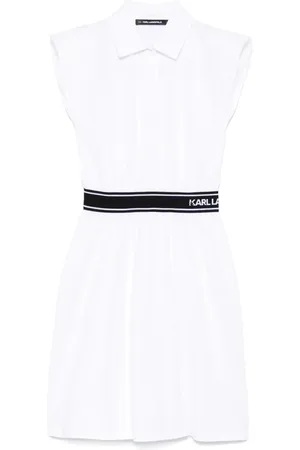 Karl Lagerfeld Vestido corto con cuello polo