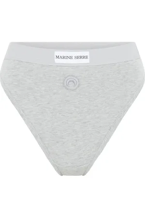 Marine Serre Calzones de jersey con logo Moon
