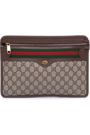 Gucci 2016-2024 GG Supreme Web Ophidia clutch bag