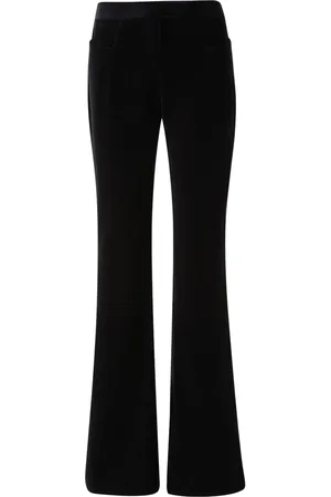 Tom Ford Pantalones de terciopelo con tiro alto
