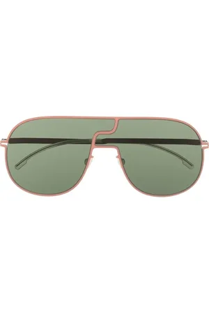 MYKITA Lentes de sol con armazón estilo piloto