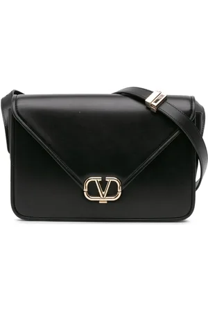 VALENTINO GARAVANI Bolsa crossbody Letter pequeña de piel 021-2024