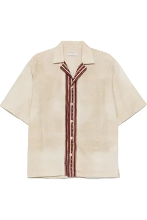 Tintoria Mattei Camisa estampada de algodón