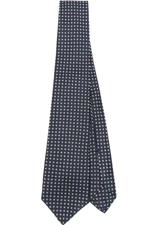 Kiton Corbata con motivo en jacquard