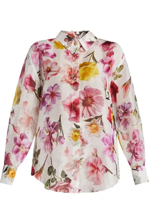 AJE Camisa con botones y estampado floral