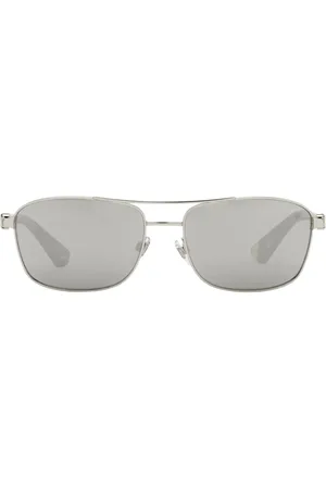 Burberry Lentes de sol con armazón rectangular