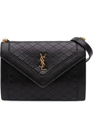 Saint Laurent Bolsa de hombro Gabyde piel de cordero capitonada 2021