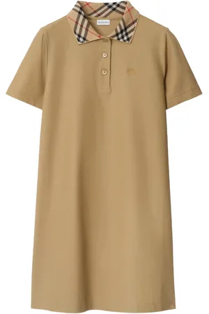 Burberry Vestido camisero estilo playera tipo polo