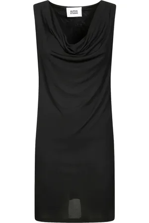 ALPHA STUDIO Vestido corto traslúcido
