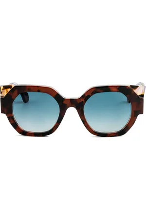 Face À Face Lentes de sol con armazón estilo carey