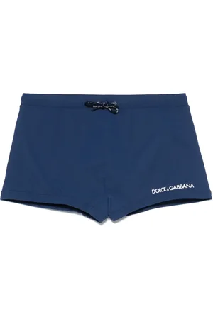 Dolce & Gabbana Shorts de playa con logo estampado
