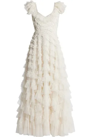 Needle & Thread Tulle-inserts dress