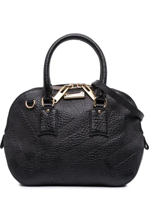 Burberry Bolsa satchel Orchard Bowling pequeña de piel de becerro granulada 2000-2024