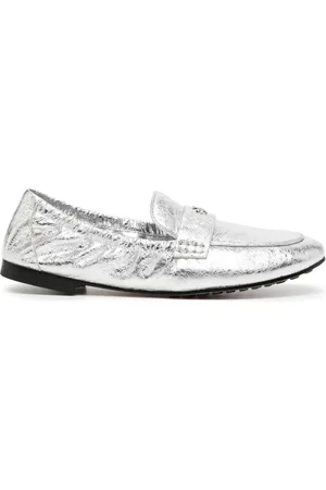 Tory Burch Mocasines metalizado