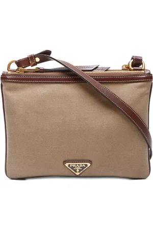 Prada Bolsa de hombro con logo en jacquard 2010-2020