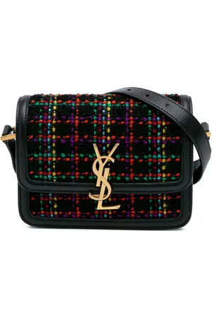 Saint Laurent Bolsa crossbody Solferino pequeña de twwed 2021