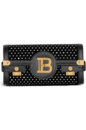 Balmain Bolsa mini con placa del logo