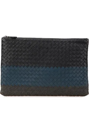 Bottega Veneta Bolsa de mano Flap de piel de napa tricolor en Intrecciato 2012-2024