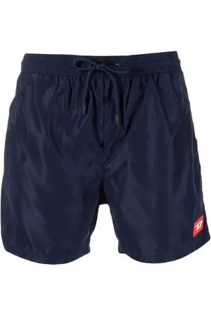 Diesel Shorts de playa con parche del logo