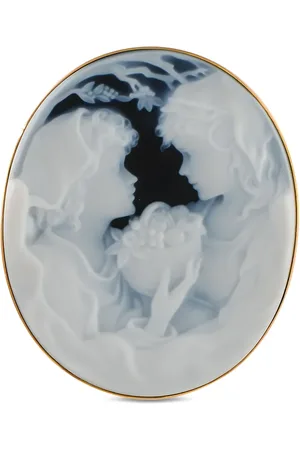 LB Exclusive Broche Cameo en oro amarillo de 18kt