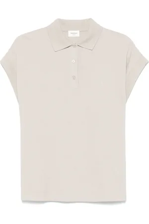 Saint Laurent Playera tipo polo Cassandre