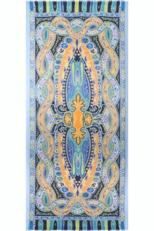 Etro Mascada con estampado de cachemira