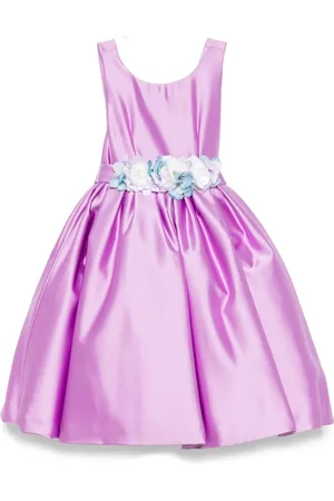 COLORICHIARI Vestido con aplique floral