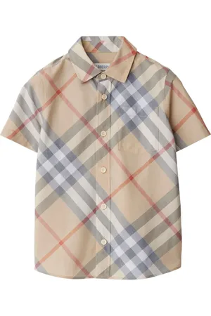 Burberry Camisa con cuadros estampados