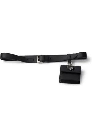 Prada Cinturón de piel saffiano