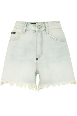 Philipp Plein Shorts con flecos