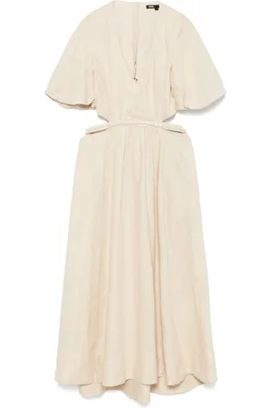Maje Vestido midi con detalle de perlas artificiales