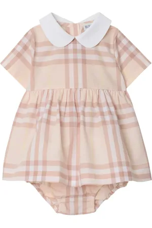 Burberry Vestido con motivo de cuadros