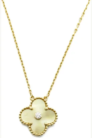 Van cleef Collar Alhambra en oro amarillo de 18kt con madreperla y diamante 2010