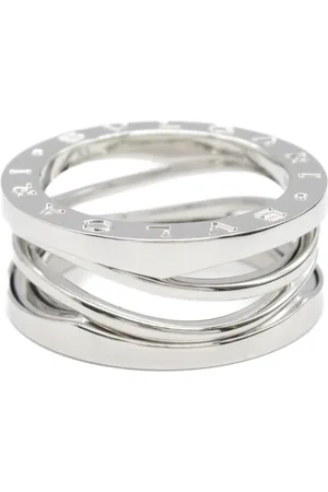 Bvlgari 2010s 18K white gold B.zero1 ring
